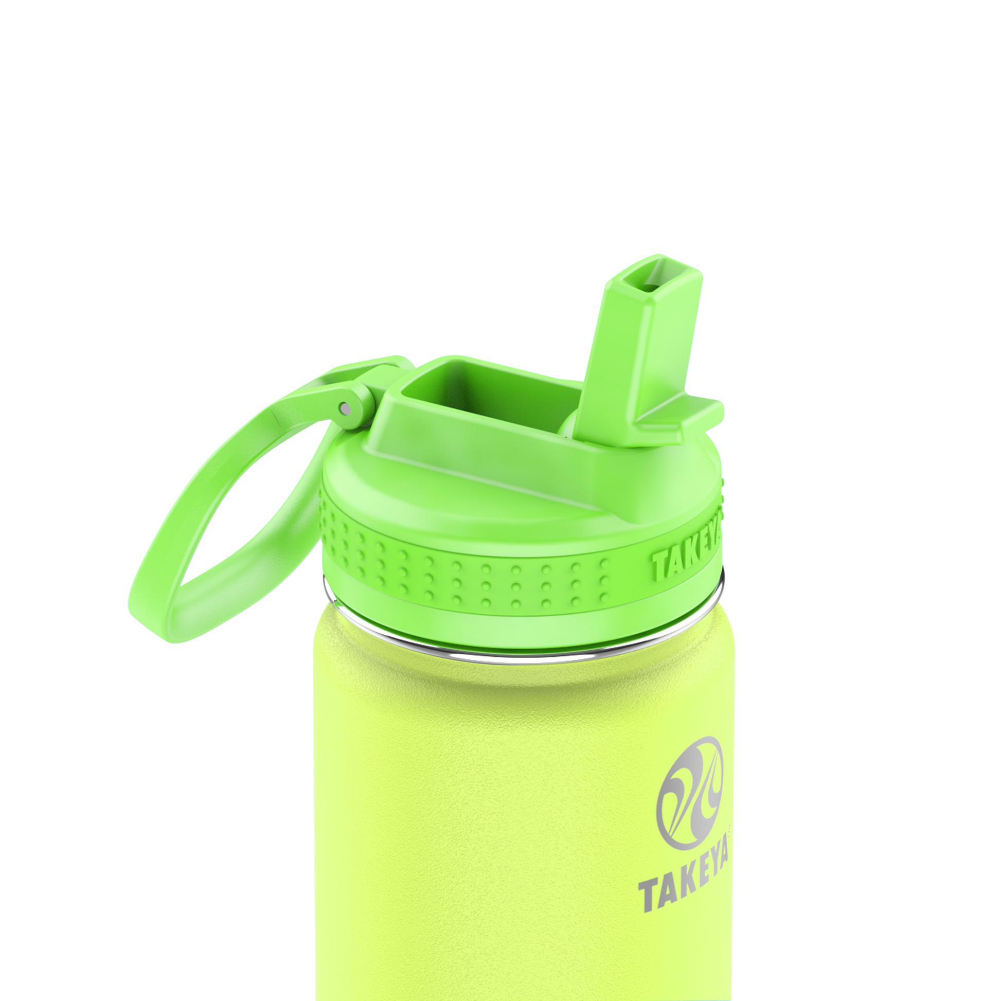 actives-kids-glow-in-the-dark-water-bottle-with-straw-lid-e7 51075-Actives-Kids-Straw-18-GID-LightningGreen-closeup.png