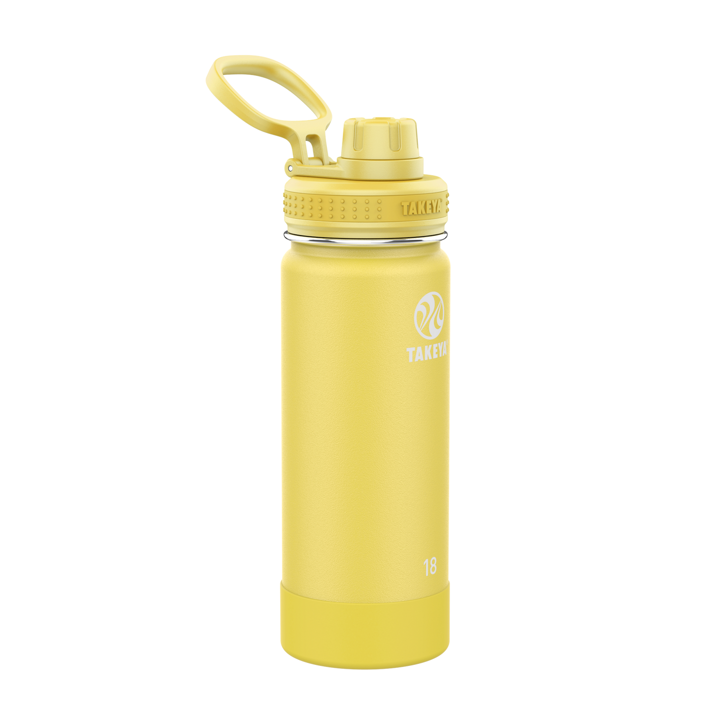 actives-water-bottle-with-spout-lid-m8 51159-Actives-Spout-18-Canary-angle.png
