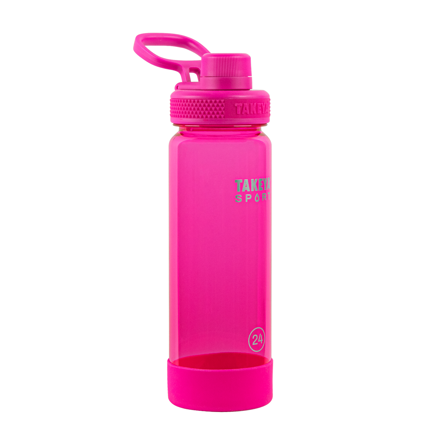 tritan-sport-water-bottle-with-spout-lid-b6 51671-TKS-Tritan-Spout-24-PinkSweep-frontangle.png