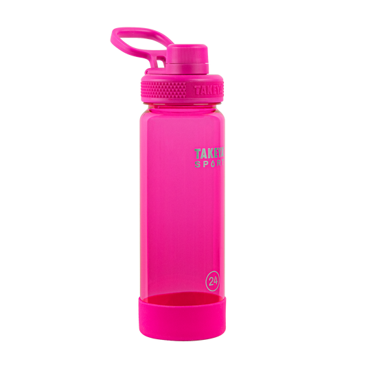 tritan-sport-water-bottle-with-spout-lid-b6 51671-TKS-Tritan-Spout-24-PinkSweep-frontangle.png
