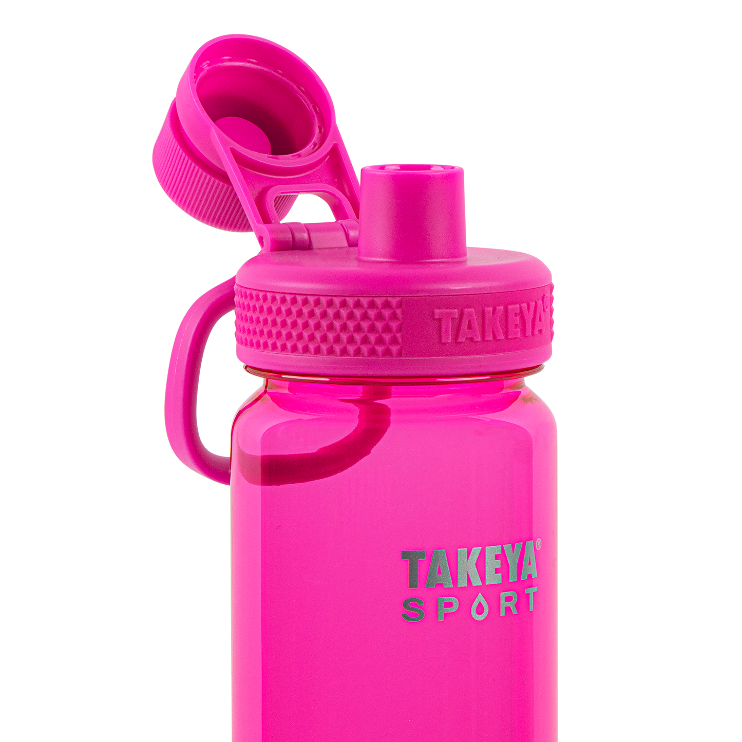 tritan-sport-water-bottle-with-spout-lid-b6 51671-TKS-Tritan-Spout-24-PinkSweep-openlid.png