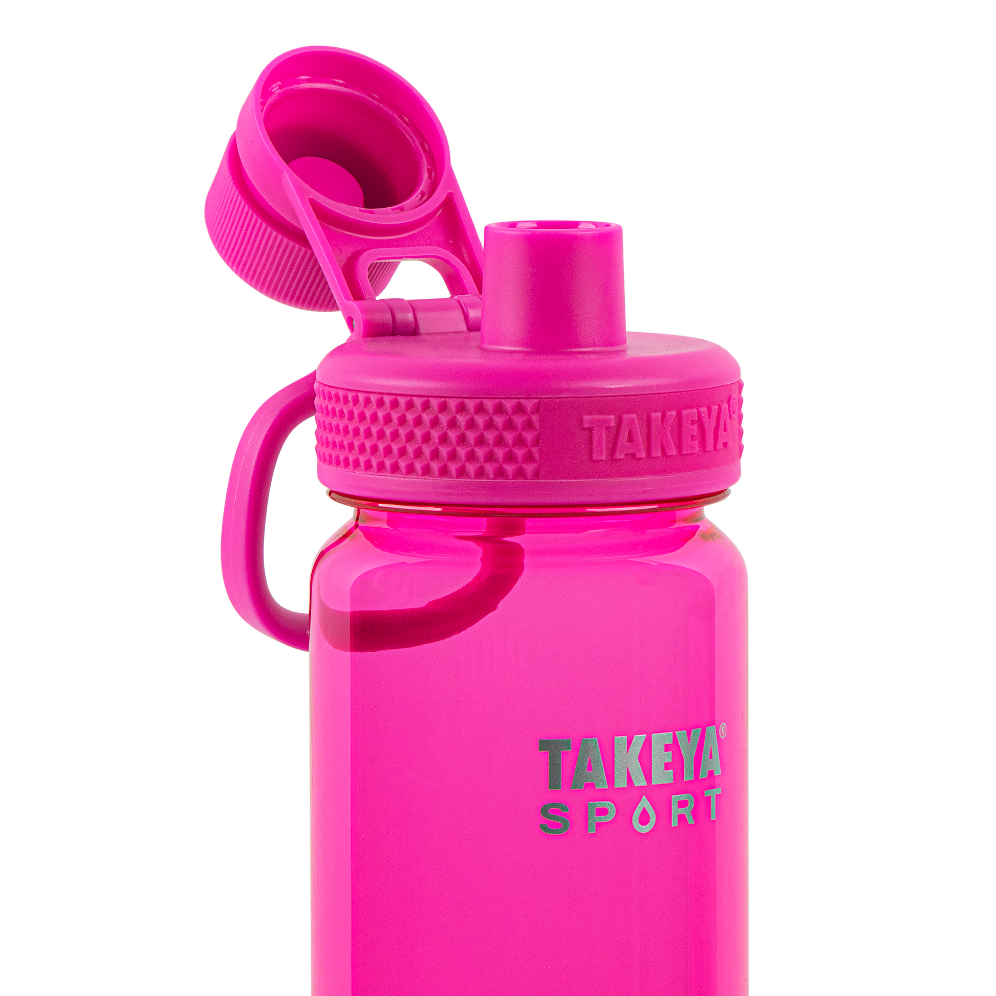 tritan-sport-water-bottle-with-spout-lid-b6 51671-TKS-Tritan-Spout-24-PinkSweep-openlid.png