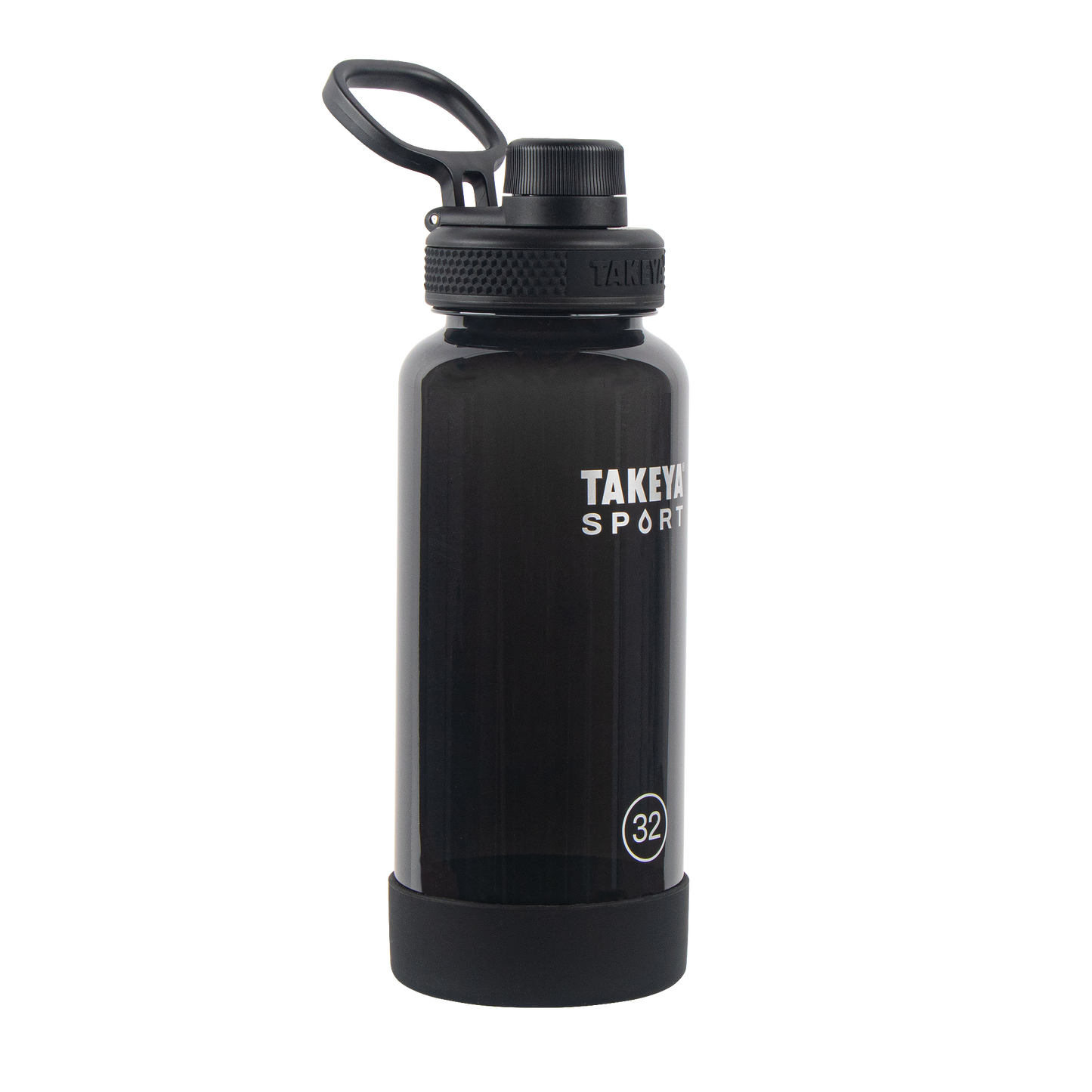 tritan-sport-water-bottle-with-spout-lid-b6 51829-TKS-Tritan-Spout-32-GrandSlamBlack-frontangle.png