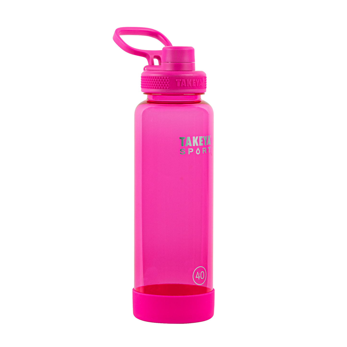 tritan-sport-water-bottle-with-spout-lid-b6 52030-TKS-Tritan-Spout-40-PinkSweep-frontangle.png