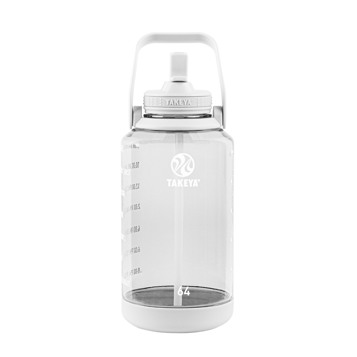 tritan-motivational-water-bottle-with-straw-lid-u6 54142-Tritan-Straw-Motivational-64-WhiteCloud-front.png