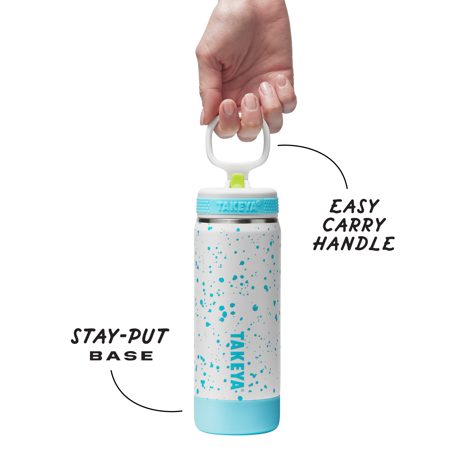 glow-in-the-dark-sport-kids-water-bottle-confetti-with-straw-lid-f7 TKS_SP25_CoreKidsGIDConfetti_StwBtl_CloudGlow_18oz_51368_v3_sRGB-Callout.png